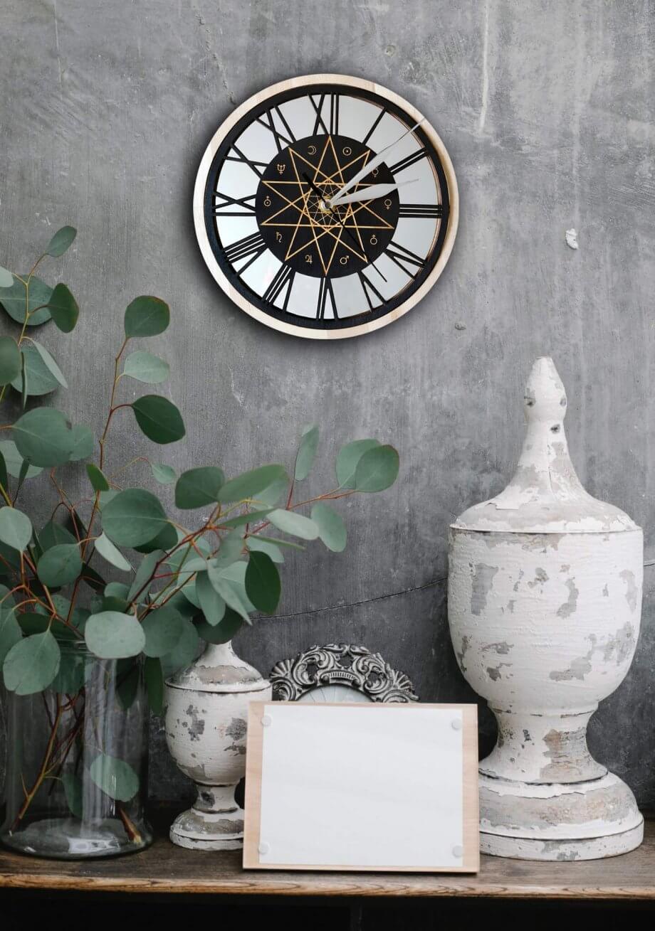 Witchcraft wall clock