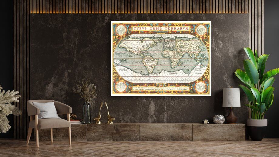 World Map 1587 4
